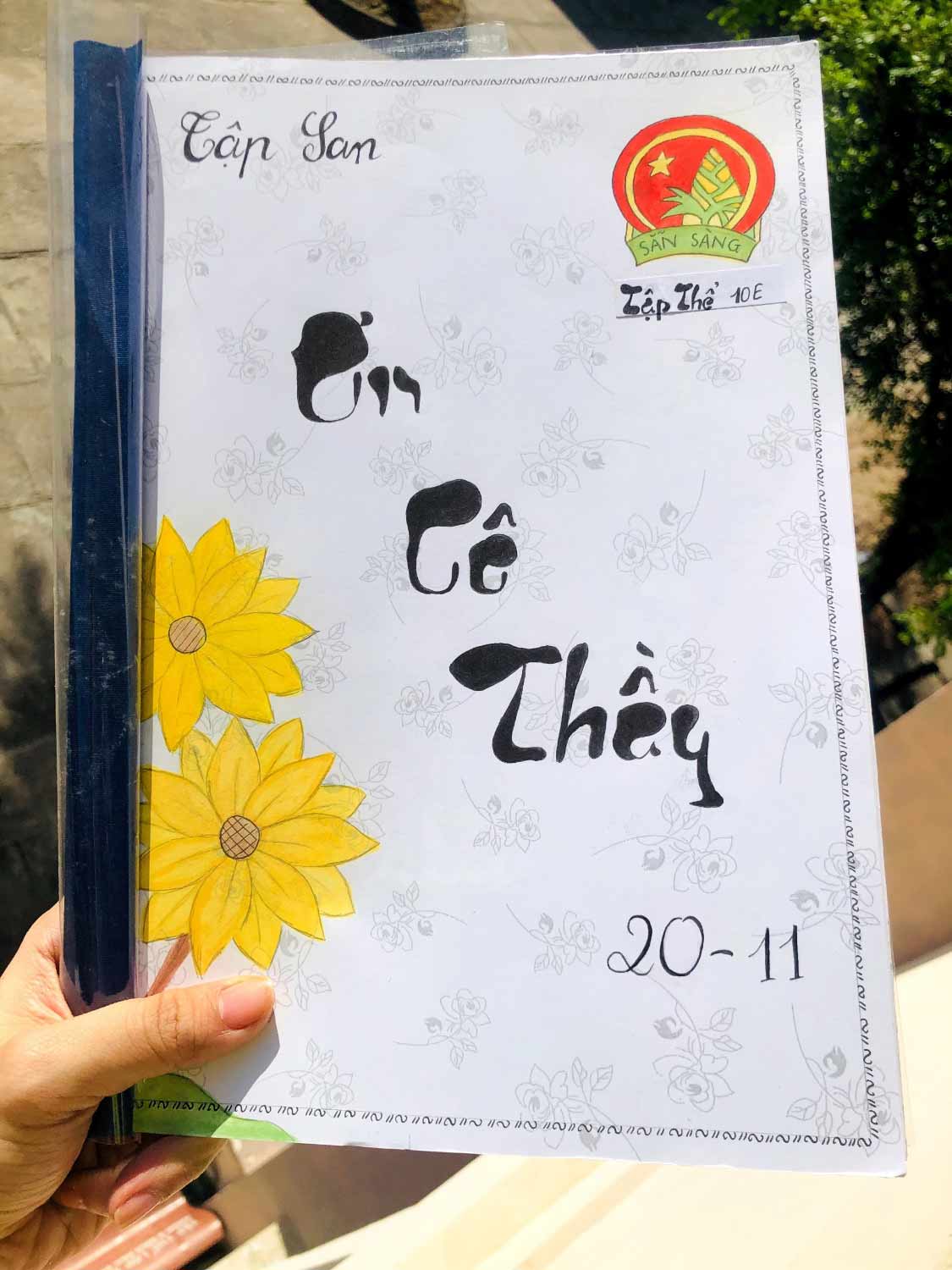 Mẫu tập san 20/11 đẹp mừng ngày Nhà giáo Việt Nam