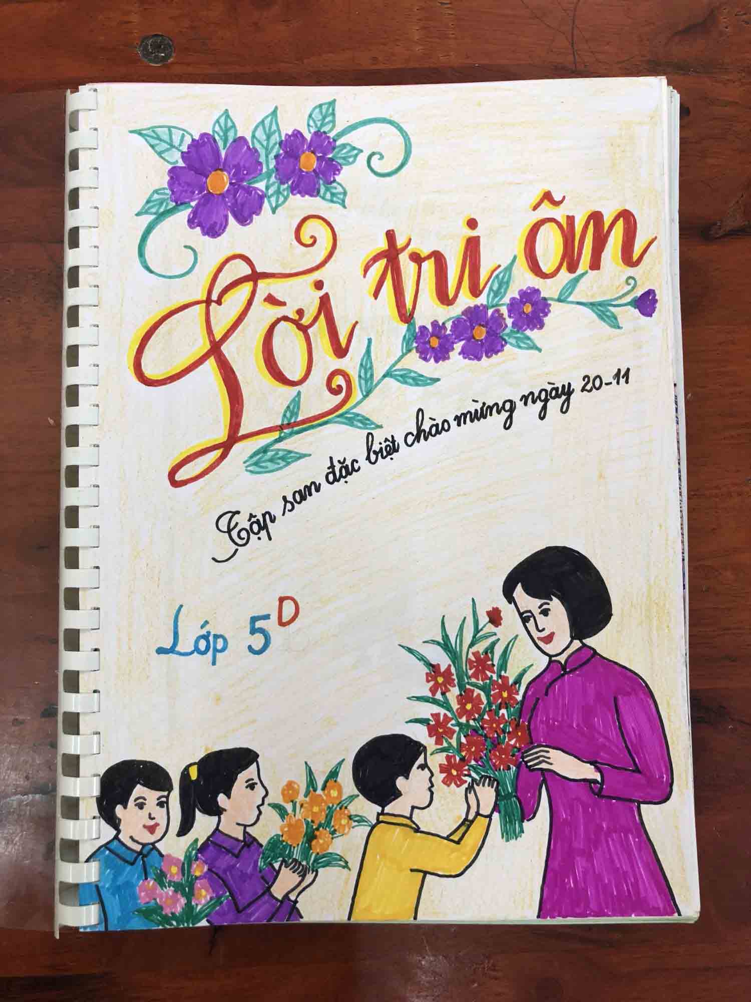 Mẫu tập san 20/11 đẹp mừng ngày Nhà giáo Việt Nam