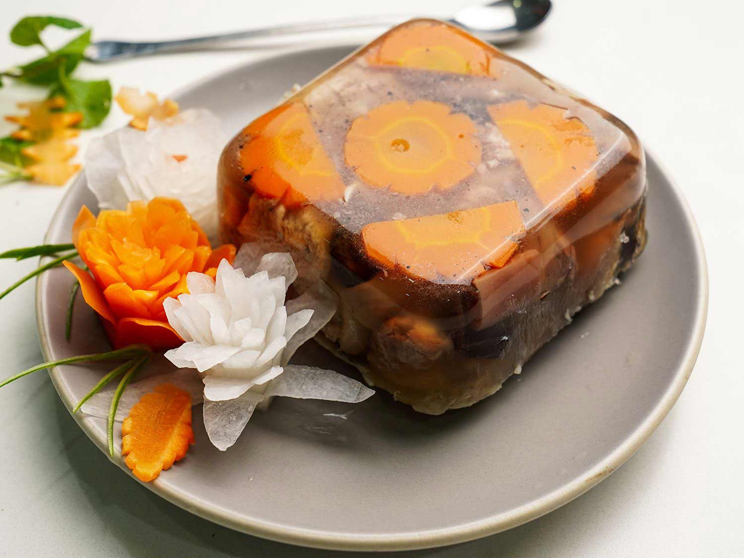 Thành phẩm món thịt đông nấu bằng nồi áp suất