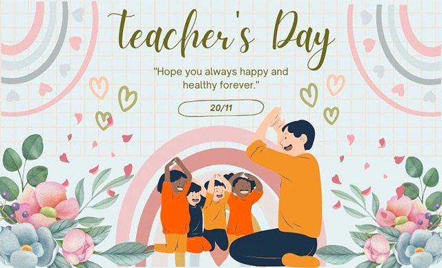 Mẫu phông chữ chào mừng ngày nhà giáo Việt Nam