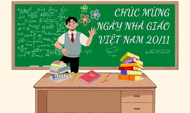 Mẫu phông chữ chào mừng ngày nhà giáo Việt Nam