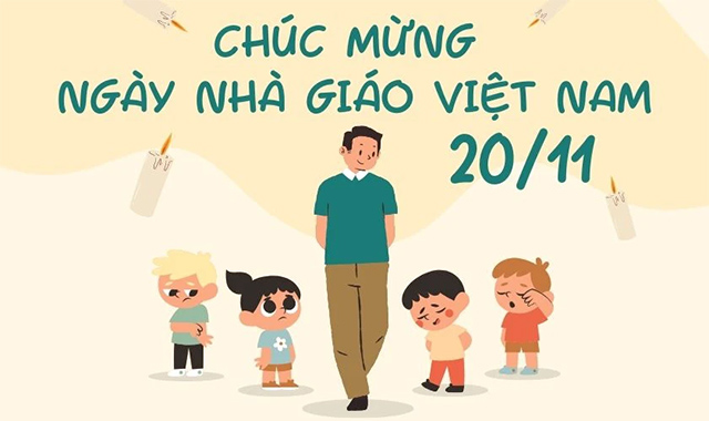 Mẫu phông chữ chào mừng ngày nhà giáo Việt Nam