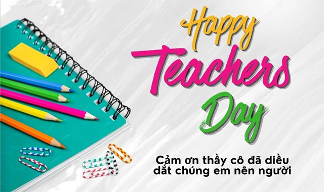 Mẫu phông chữ chào mừng ngày nhà giáo Việt Nam