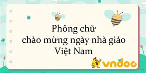 Phông chữ chào mừng ngày nhà giáo Việt Nam