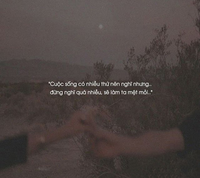 Cap tự an ủi bản thân hay nhất