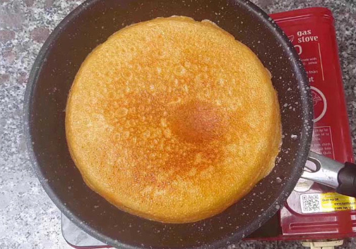 Nướng bánh bò bằng chảo