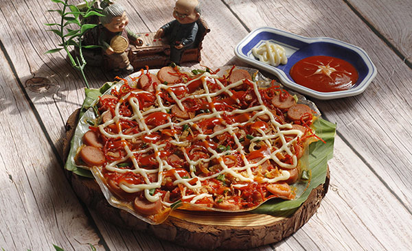 Thành phẩm món bánh trứng nướng bằng bếp  ga