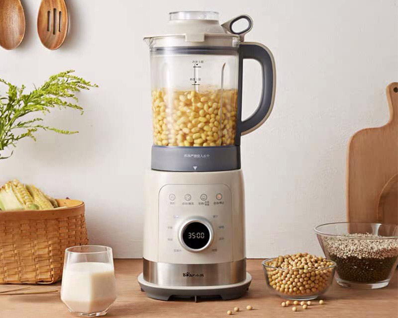 Nấu sữa đậu nành bằng máy làm sữa hạt