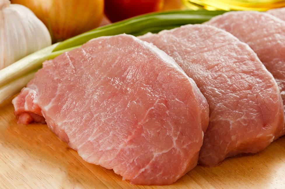 Sơ chế thịt lợn thăn