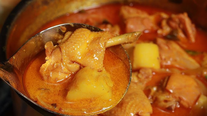 Nấu cà ri gà cốt dừa