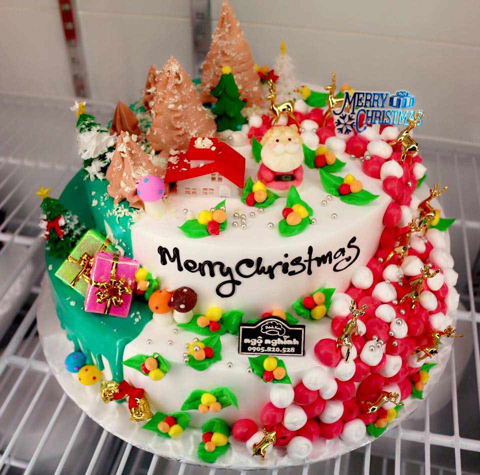 Bánh sinh nhật ông già Noel