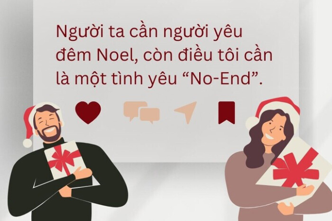 Thiệp Noel thả thính crush