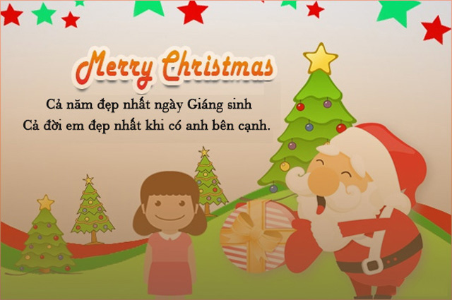 Thiệp Noel thả thính crush