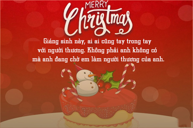 Thiệp Noel thả thính crush