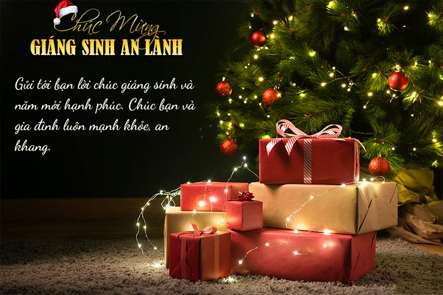 Thiếp Giáng Sinh tặng bạn bè