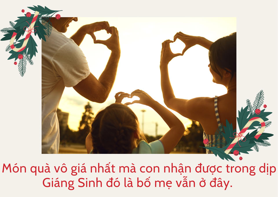 Thiếp Giáng Sinh tặng người thân