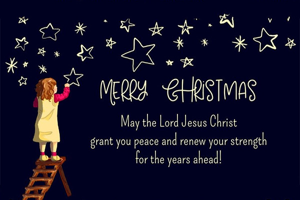 Thiếp chúc mừng Noel bằng tiếng Anh