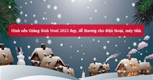 Hình nền Giáng Sinh Noel 2023 đẹp, dễ thương cho điện thoại, máy tính