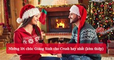 Những lời chúc Giáng Sinh cho Crush hay nhất (kèm thiệp)