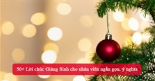 50+ Lời chúc Giáng Sinh cho nhân viên ngắn gọn, ý nghĩa