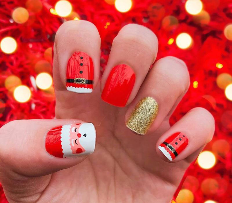 Mẫu móng tay ông già Noel