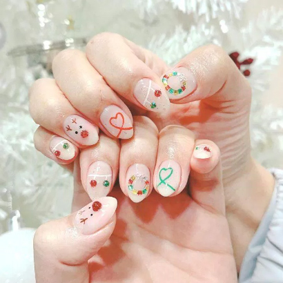Mẫu nail Noel 2023