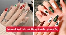 Mẫu nail Noel cute, nail Giáng Sinh đơn giản mà đẹp