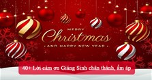 40+ Lời cảm ơn Giáng Sinh chân thành, ấm áp