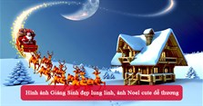 Hình ảnh Giáng Sinh đẹp lung linh, ảnh Noel cute dễ thương