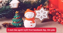 4 cách làm người tuyết Noel handmade đẹp, đơn giản
