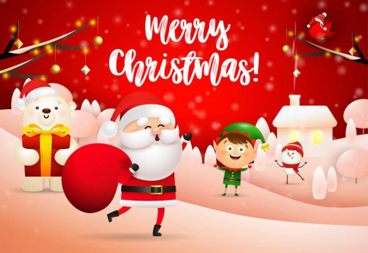 Hình ảnh ông già Noel vui nhộn