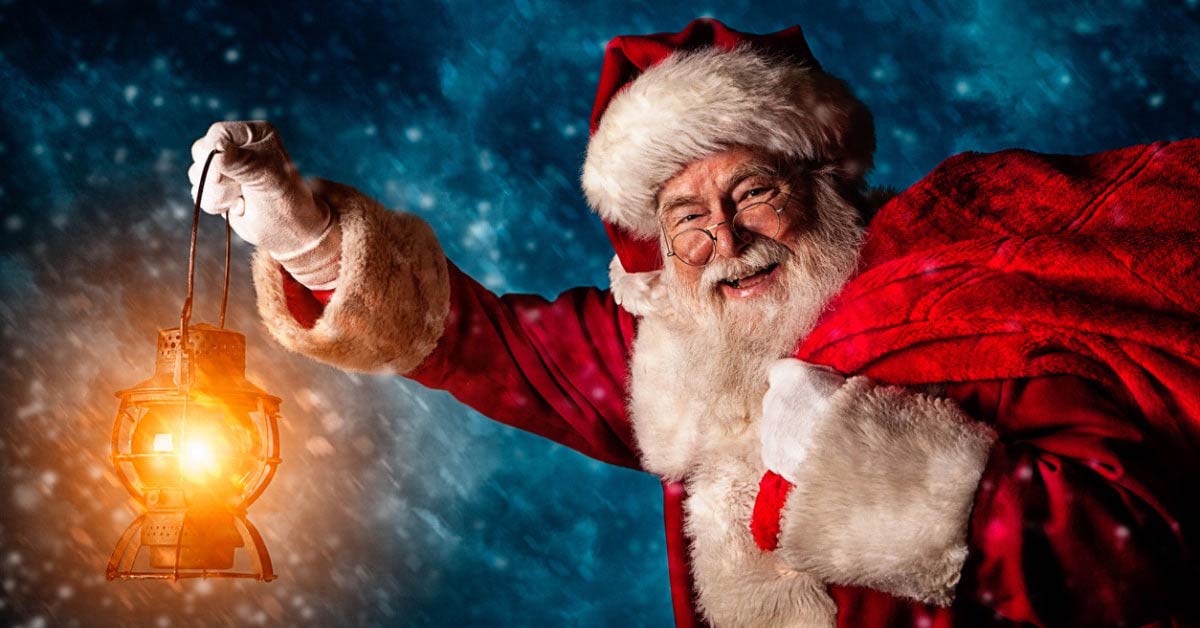 Hình ảnh ông già Noel ngoài đời thực