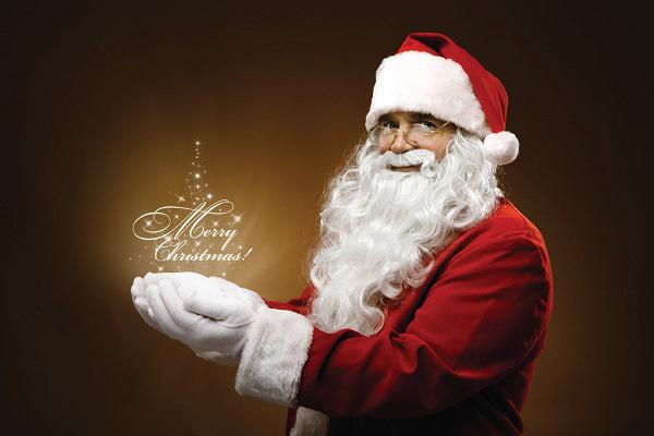 Hình ảnh ông già Noel ngoài đời thực