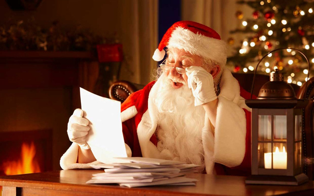 Hình ảnh ông già Noel ngoài đời thực
