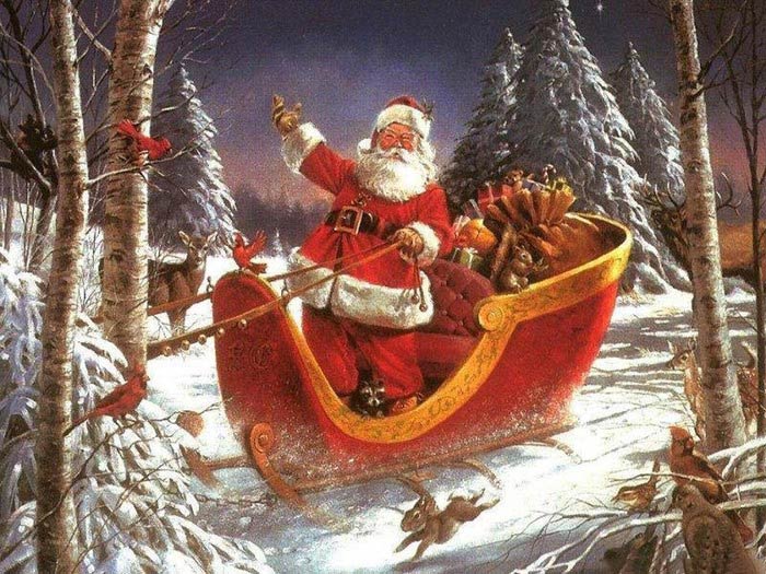 Hình ảnh ông già Noel vui nhộn