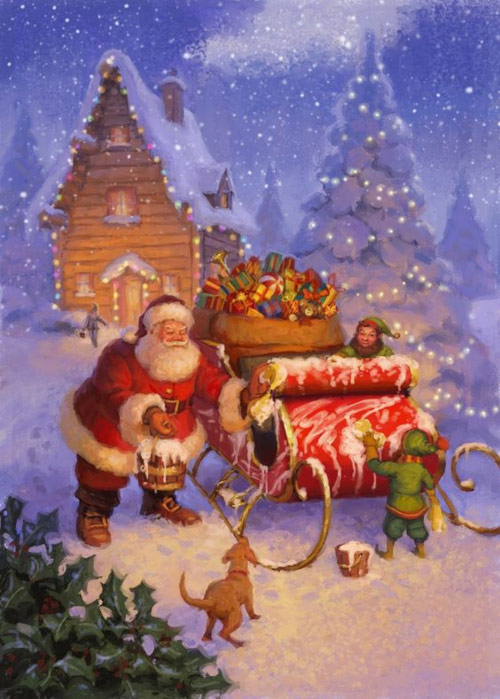 Hình ảnh ông già Noel vui nhộn