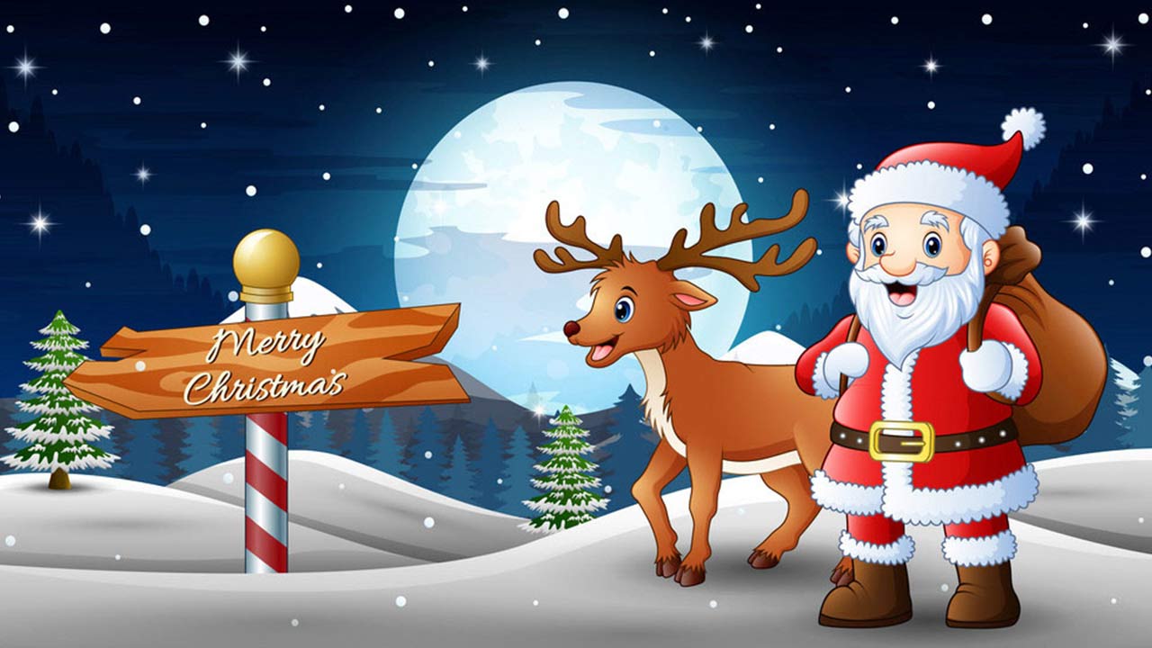 Hình ảnh ông già Noel vui nhộn
