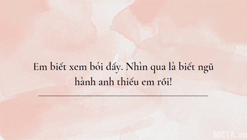 Stt thả thính: em biết xem bói đấy