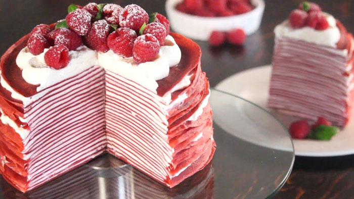 Bánh Crepe Red Velvet
