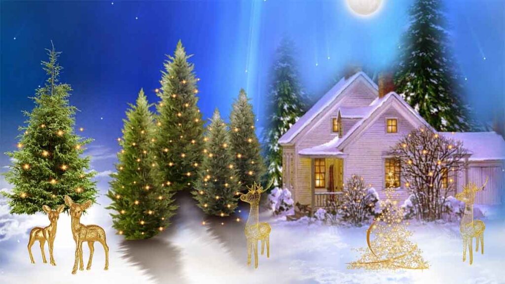 Hình nền Giáng Sinh 3D cho máy tính đẹp nhất
