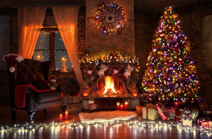 Hình ảnh cây thông Noel đẹp cho PC, laptop