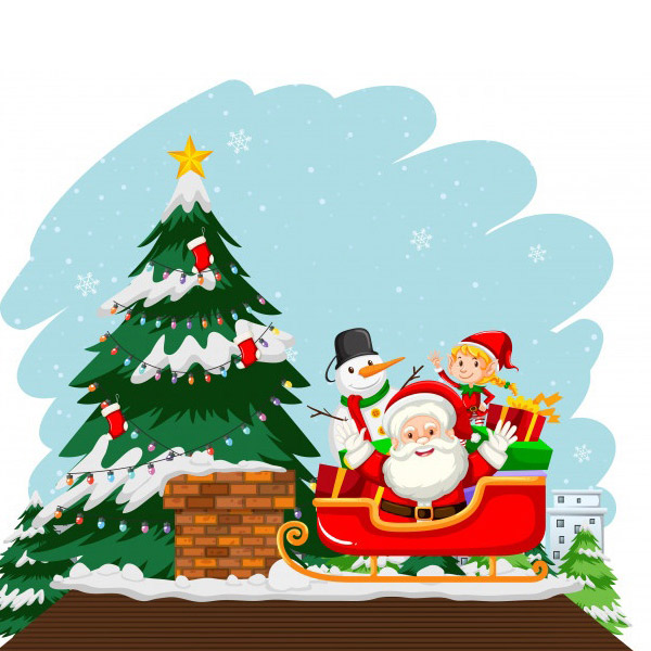 Hình ảnh cây thông Noel làm avatar