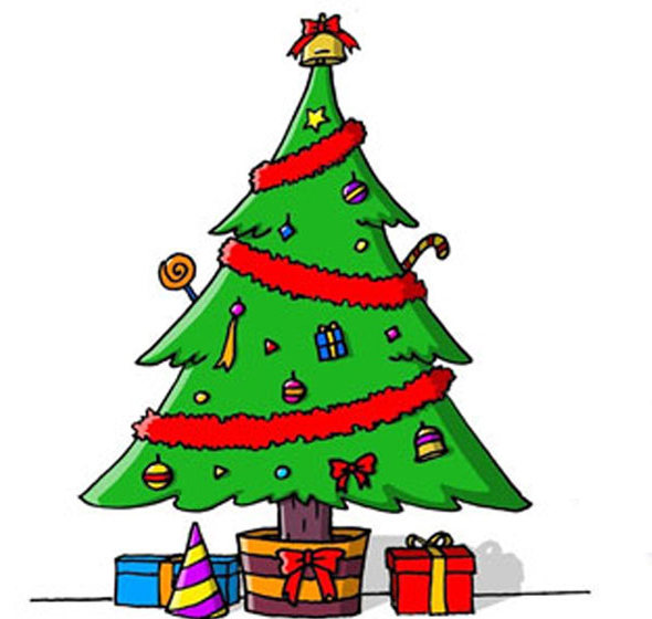 Hình ảnh cây thông Noel làm avatar