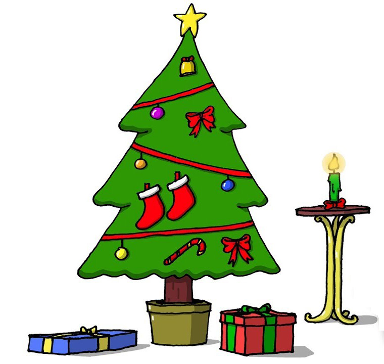 Hình ảnh cây thông Noel làm avatar