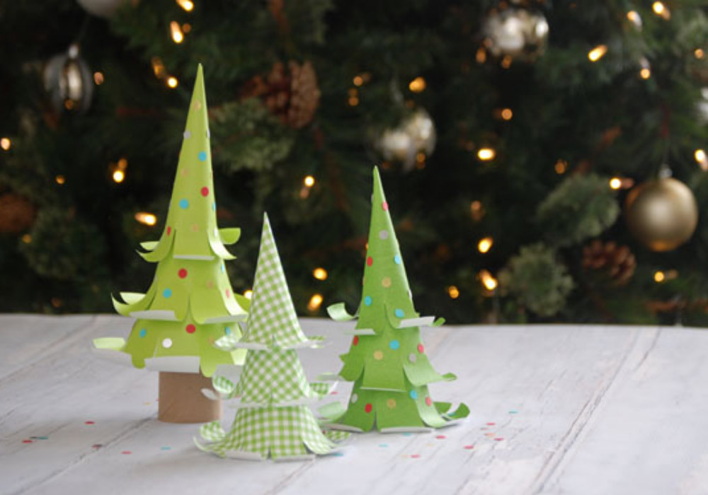 Ảnh cây thông Noel bằng giấy