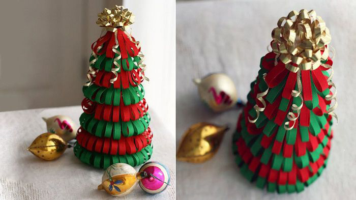Ảnh cây thông Noel bằng giấy