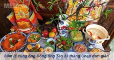 Sắm lễ cúng ông Công ông Táo 23 tháng Chạp đơn giản, đúng cách