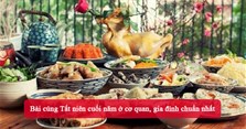 Bài cúng Tất niên cuối năm ở cơ quan, gia đình chiều 30 Tết