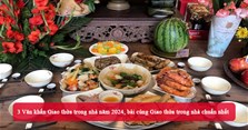 3 Văn khấn Giao thừa trong nhà năm 2024, bài cúng Giao thừa trong nhà chuẩn nhất