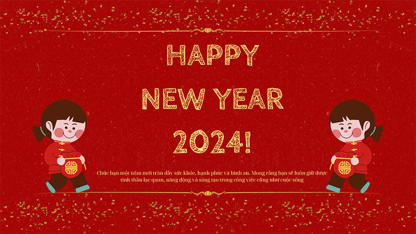 Những lời chúc mừng năm mới 2024 bằng tiếng Anh ý nghĩa nhất